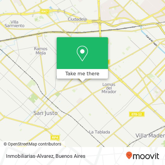 Inmobiliarias-Alvarez map