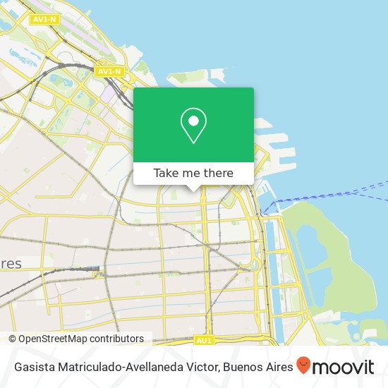 Gasista Matriculado-Avellaneda Victor map