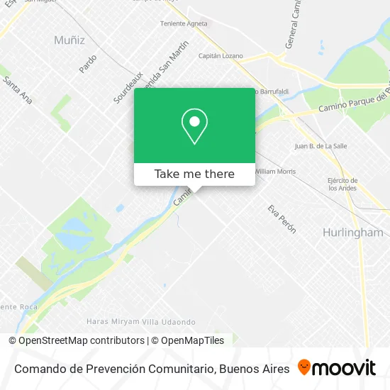 Mapa de Comando de Prevención Comunitario