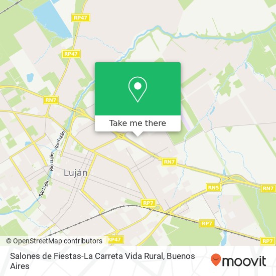 Salones de Fiestas-La Carreta Vida Rural map