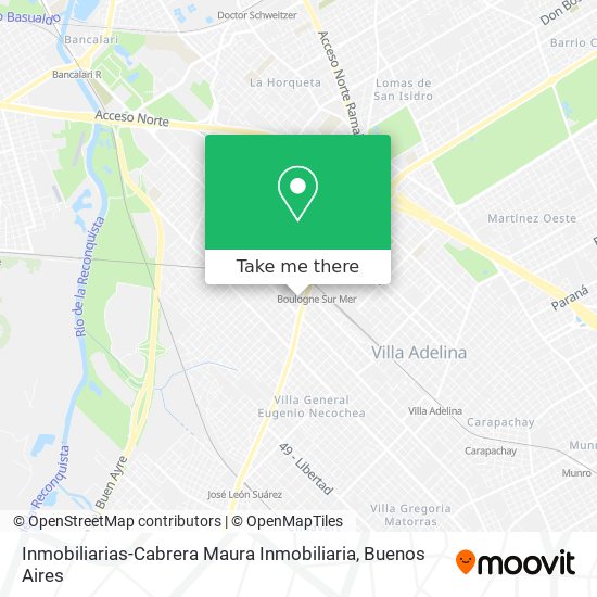 Mapa de Inmobiliarias-Cabrera Maura Inmobiliaria