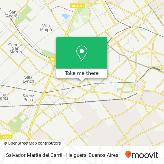 Salvador Marã­a del Carril - Helguera map