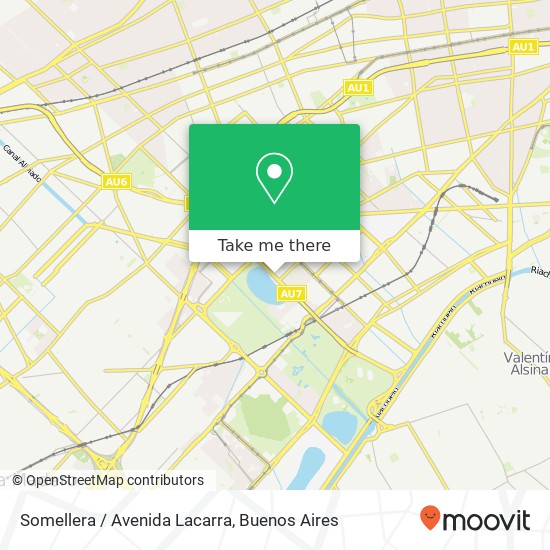 Mapa de Somellera / Avenida Lacarra
