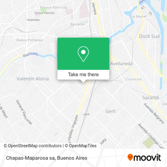 Chapas-Maparosa sa map