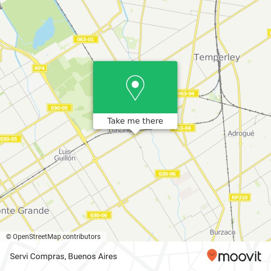 Servi Compras map