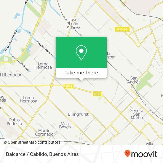 Balcarce / Cabildo map