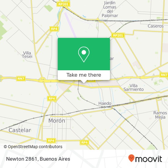 Newton 2861 map