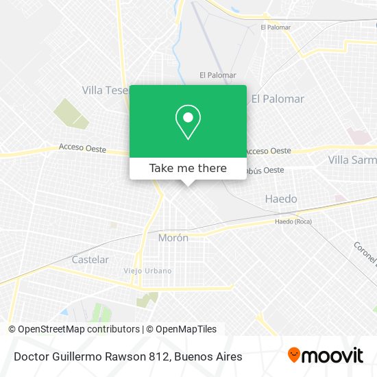 Doctor Guillermo Rawson 812 map