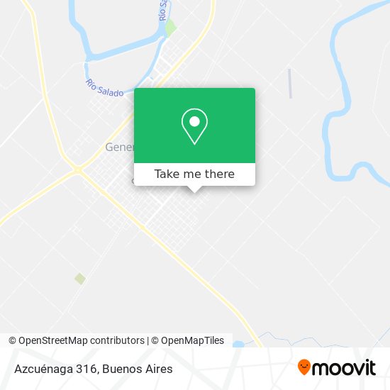 Azcuénaga 316 map