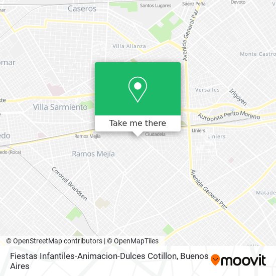 Fiestas Infantiles-Animacion-Dulces Cotillon map