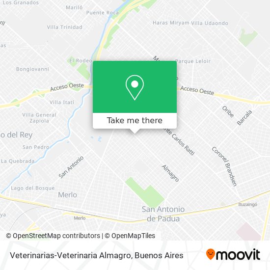 Veterinarias-Veterinaria Almagro map