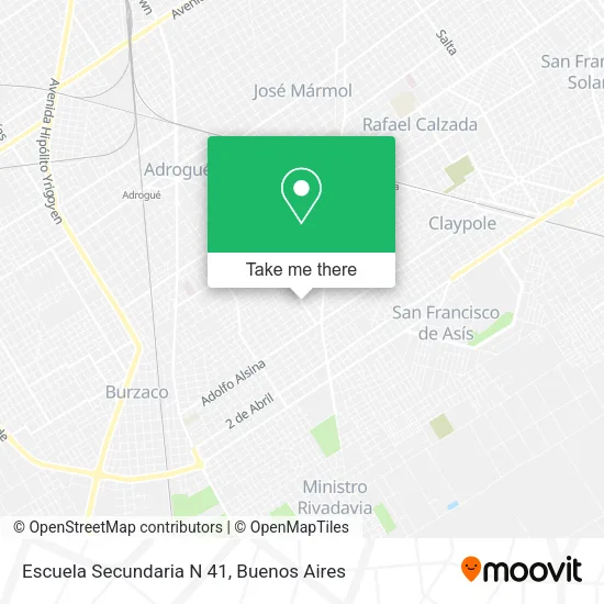 Escuela Secundaria N 41 map