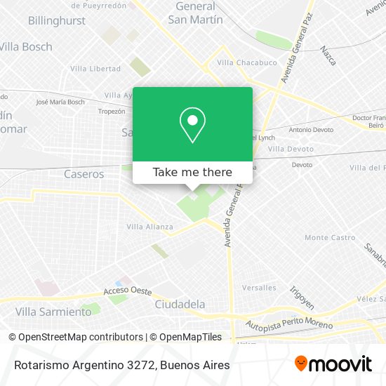 Rotarismo Argentino 3272 map