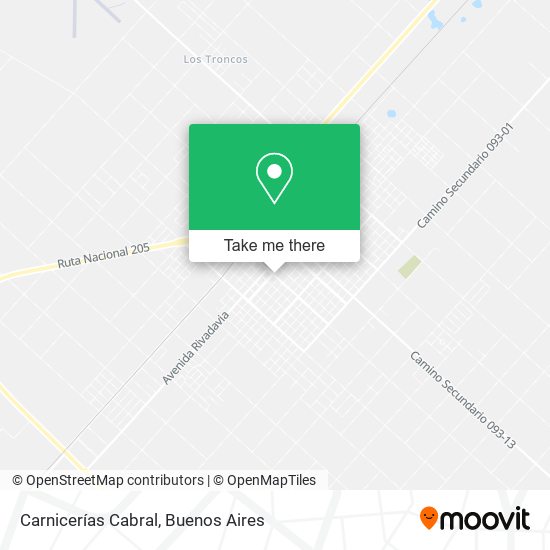 Mapa de Carnicerías Cabral