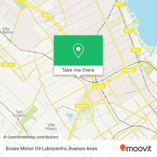 Mapa de Boxes Motor Oil-Lubricentro