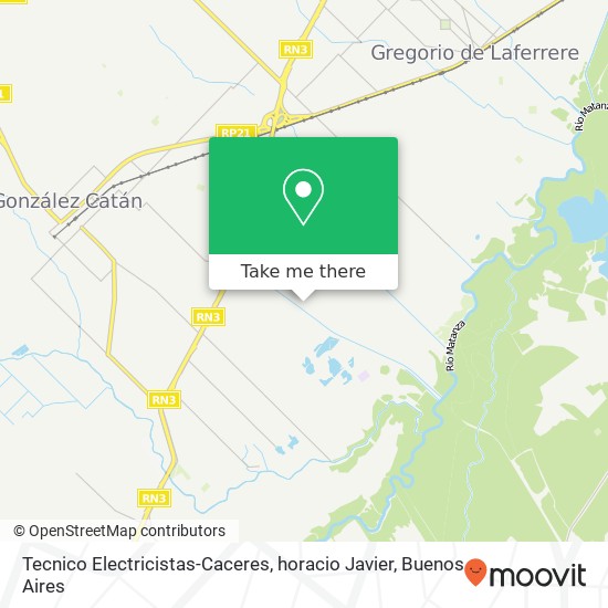 Mapa de Tecnico Electricistas-Caceres, horacio Javier