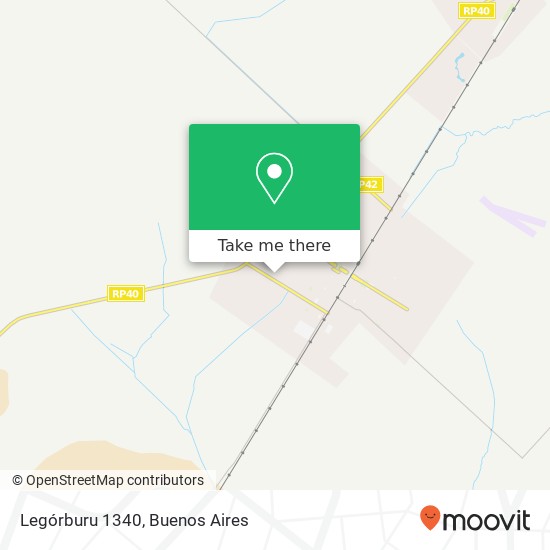 Legórburu 1340 map