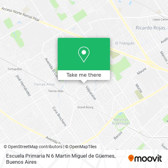 Escuela Primaria N 6 Martin Miguel de Güemes map