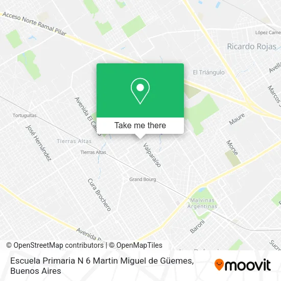 Escuela Primaria N 6 Martin Miguel de Güemes map