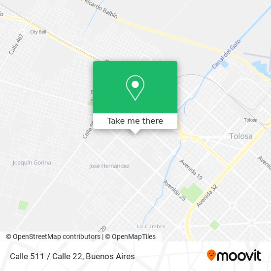 Calle 511 / Calle 22 map