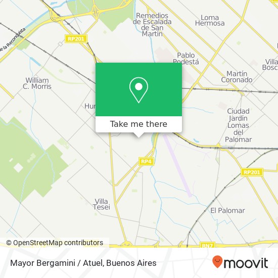 Mayor Bergamini / Atuel map