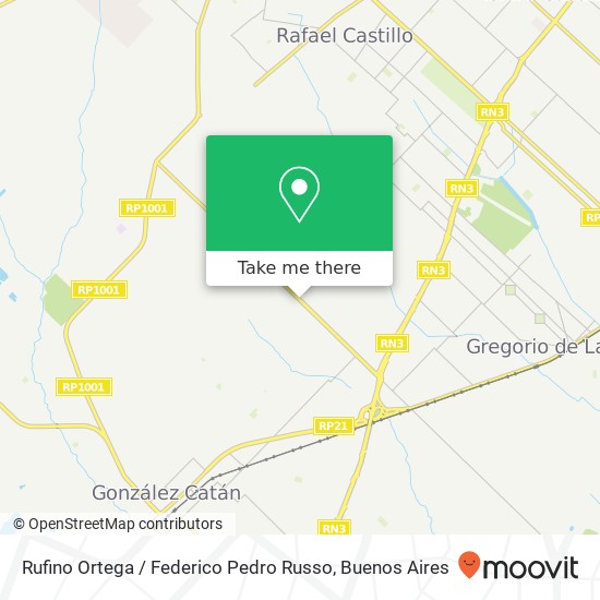 Rufino Ortega / Federico Pedro Russo map