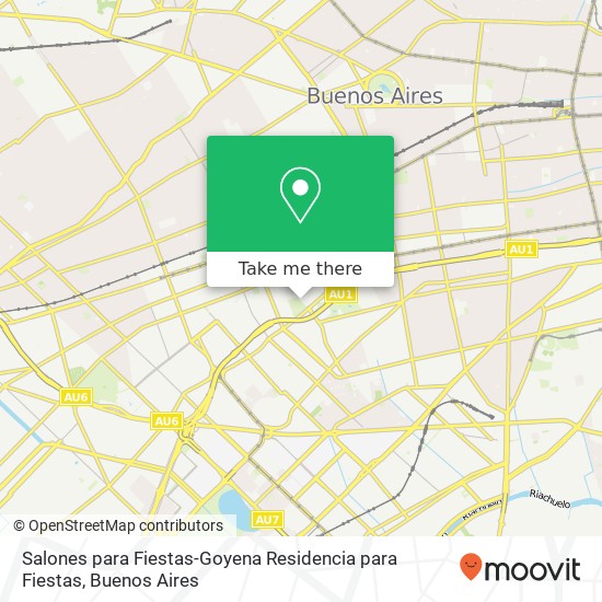 Salones para Fiestas-Goyena Residencia para Fiestas map