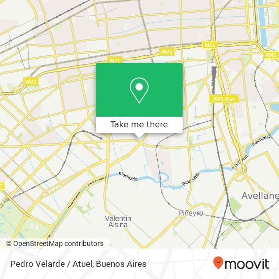 Pedro Velarde / Atuel map