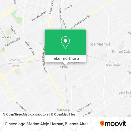 Ginecologo-Merino Alejo Hernan map