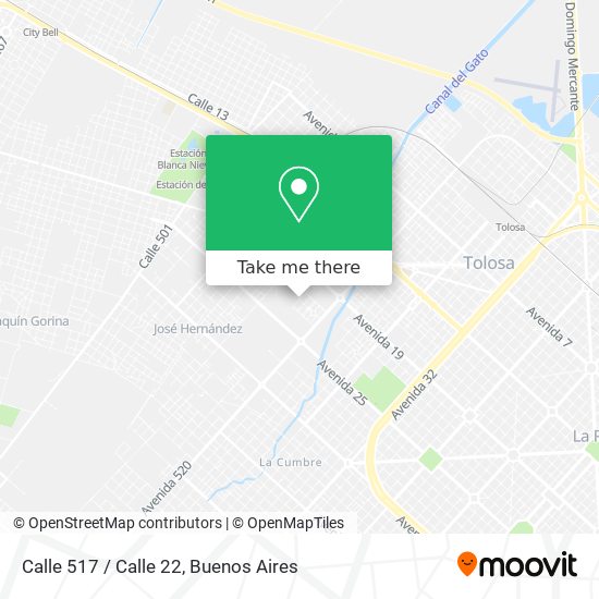 Calle 517 / Calle 22 map