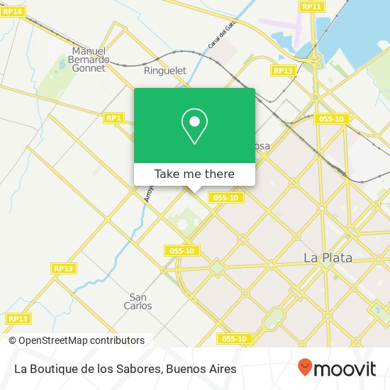 Mapa de La Boutique de los Sabores