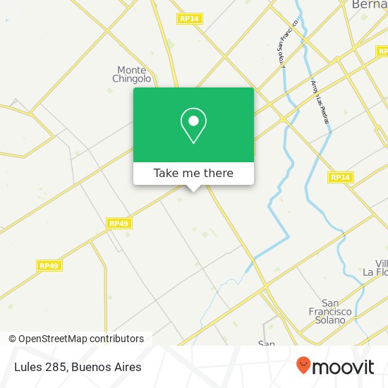 Lules 285 map