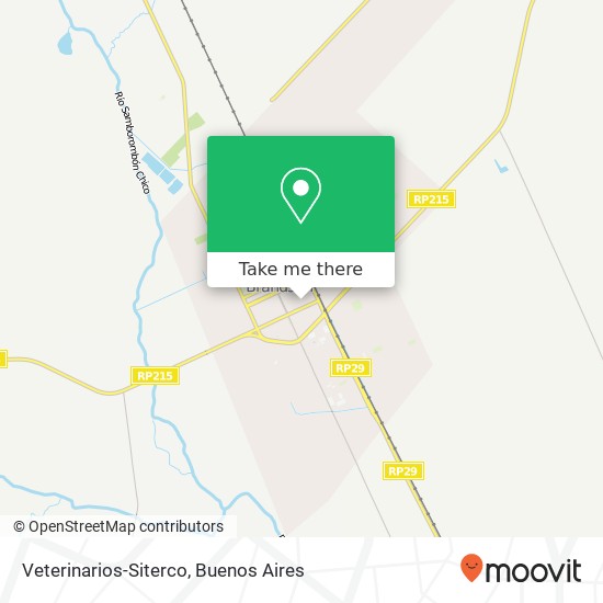 Veterinarios-Siterco map