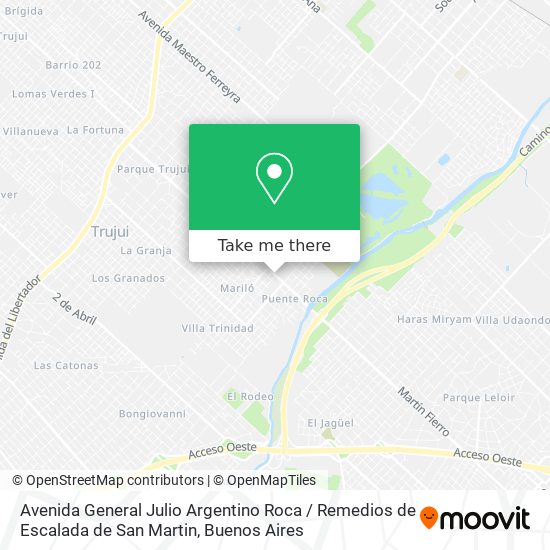 Avenida General Julio Argentino Roca / Remedios de Escalada de San Martin map