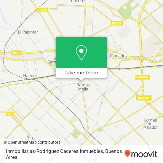 Inmobiliarias-Rodriguez Caceres Inmuebles map