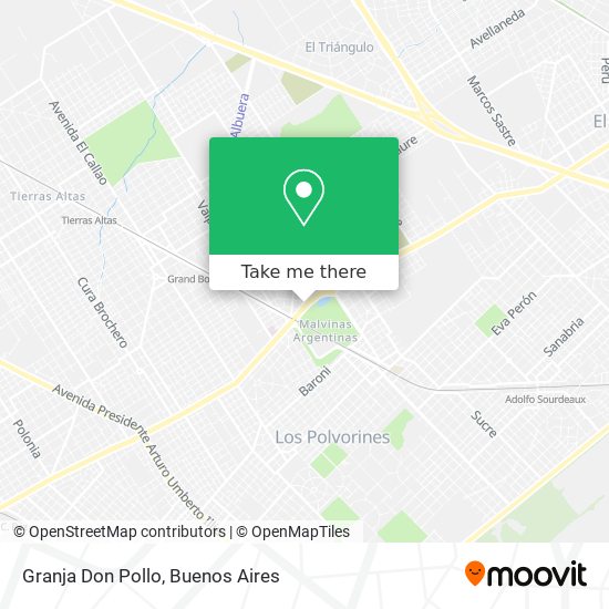 Granja Don Pollo map