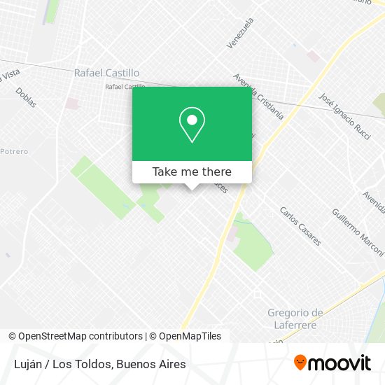 Luján / Los Toldos map