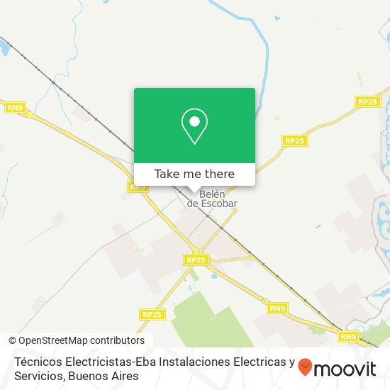 Técnicos Electricistas-Eba Instalaciones Electricas y Servicios map