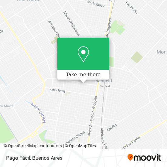 Mapa de Pago Fácil