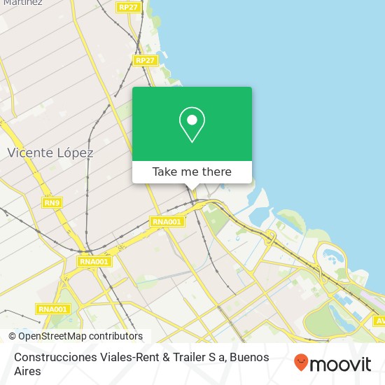 Construcciones Viales-Rent & Trailer S a map