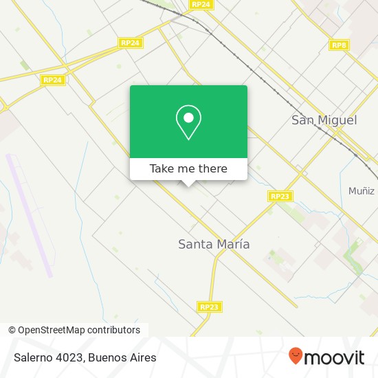 Mapa de Salerno 4023