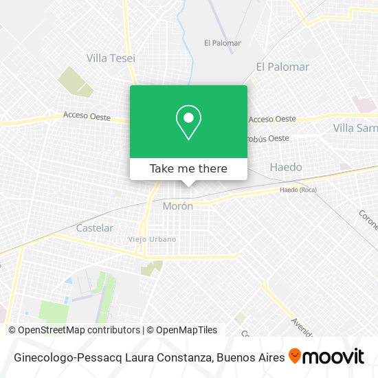 Ginecologo-Pessacq Laura Constanza map