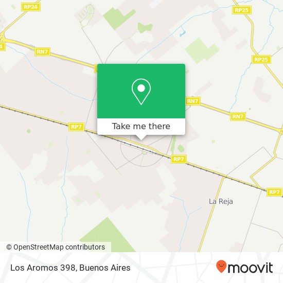 Mapa de Los Aromos 398