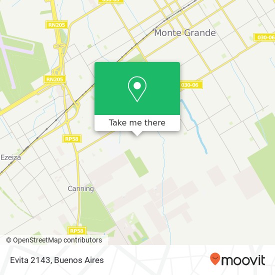 Evita 2143 map