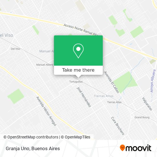 Granja Uno map