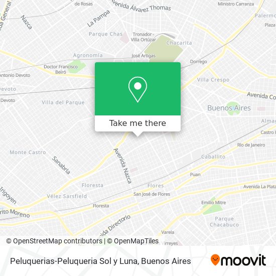 Mapa de Peluquerias-Peluqueria Sol y Luna