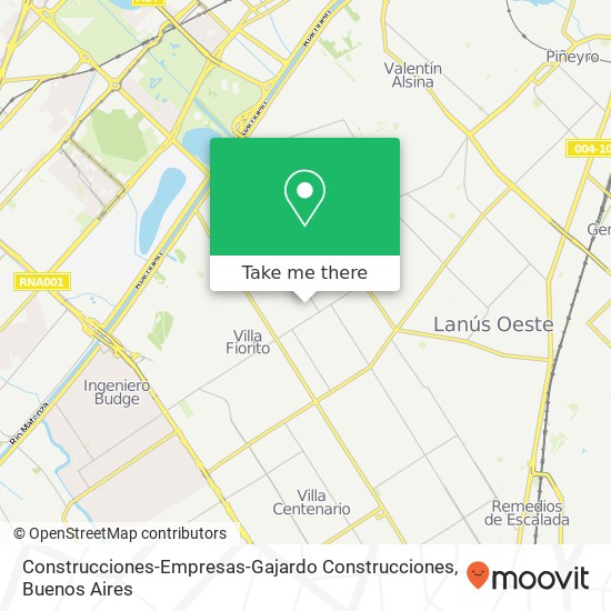 Construcciones-Empresas-Gajardo Construcciones map