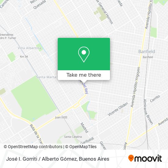 José I. Gorriti / Alberto Gómez map