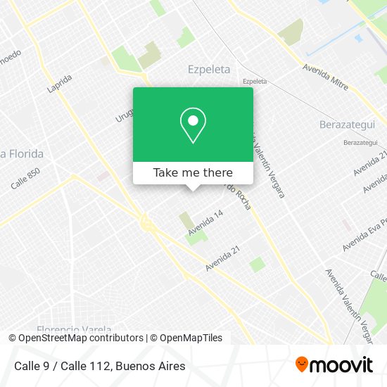Calle 9 / Calle 112 map