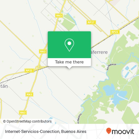 Internet-Servicios-Conection map